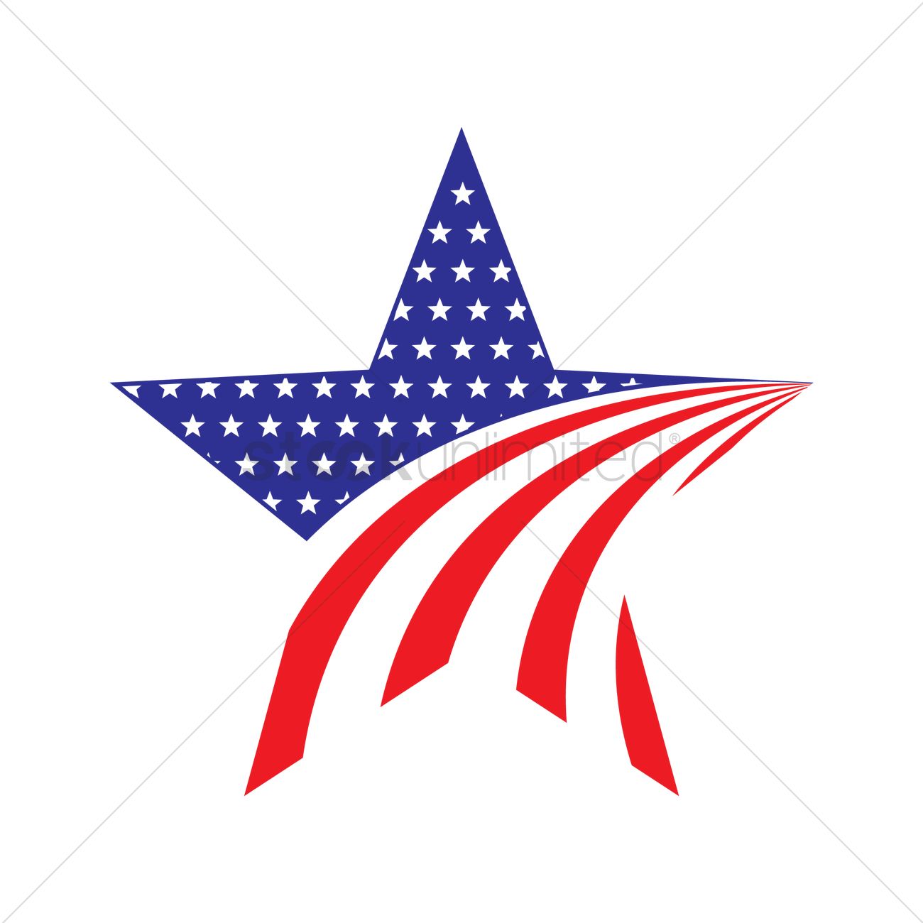 1300x1300 American Star Icon Vector Image