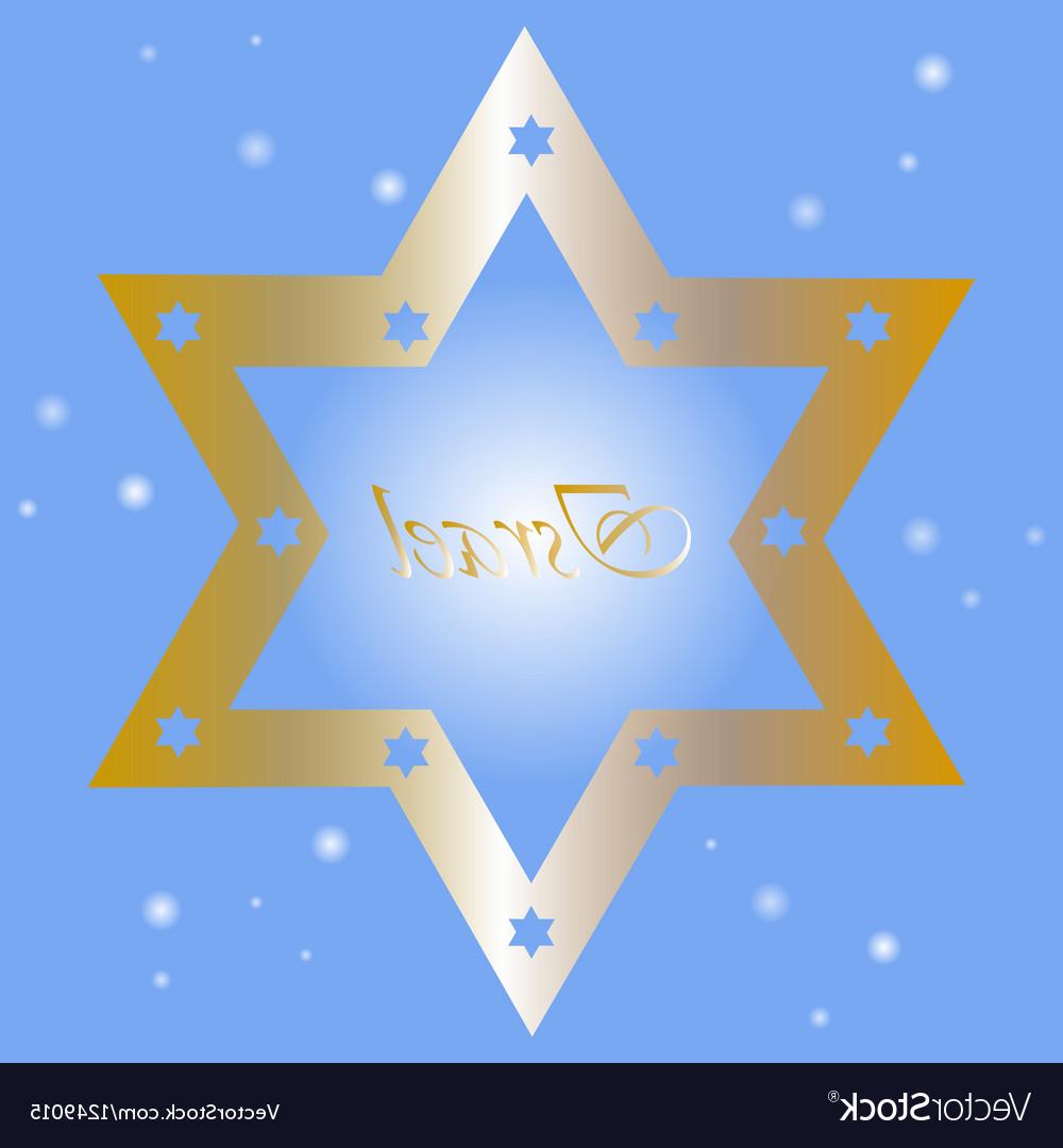 1000x1080 Best Hd Israel Background With Golden Star Of David Vector Library