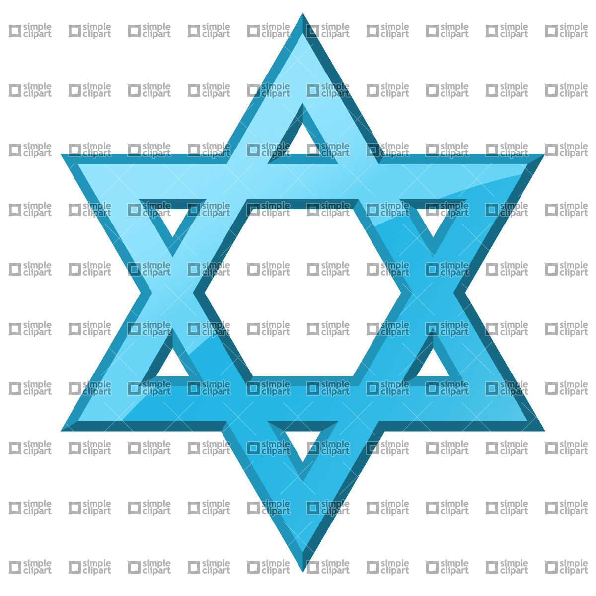 1200x1200 Star Of David Vector Image