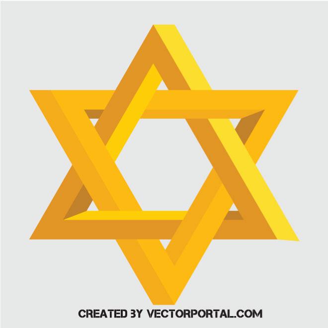 660x660 Star Of David Vector Image