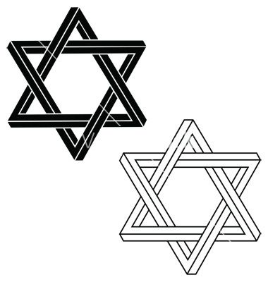 380x400 Jewish Star Of David Vector 328243