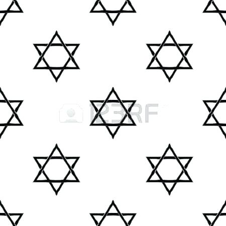 450x450 Star Of David Coloring