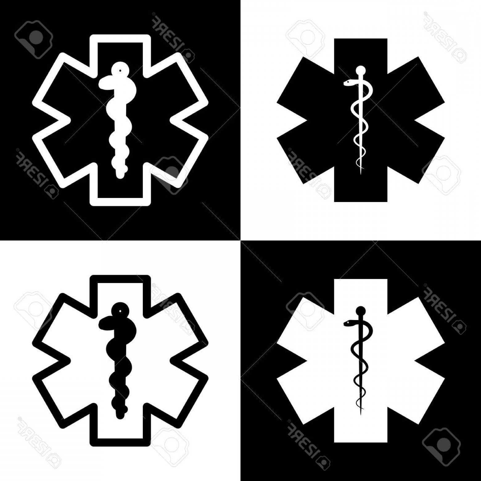 1560x1560 Ems Star Of Life Vector Lazttweet