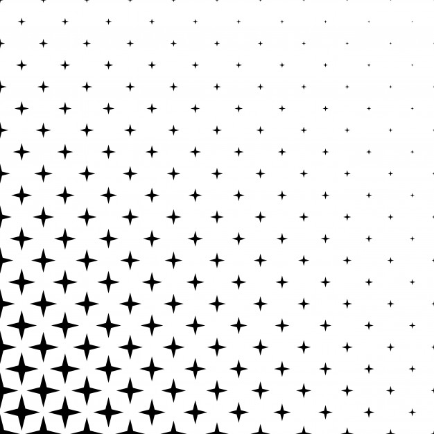 626x626 Monochrome Star Pattern