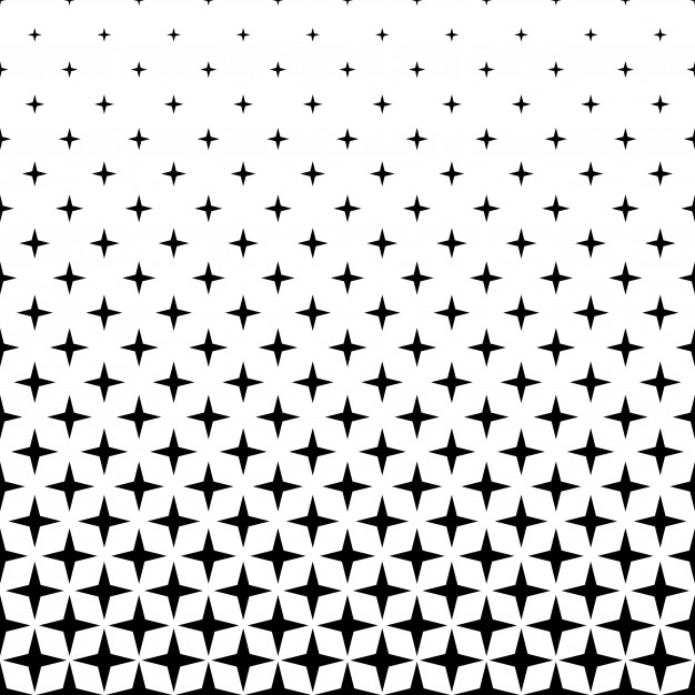 626x626 Monochrome Star Pattern