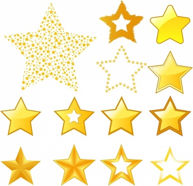 383x368 Star Shape Free Vector Download (13,722 Free Vector) For
