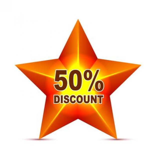 626x626 Discount Tag Design In Star Shape Vector Free Download