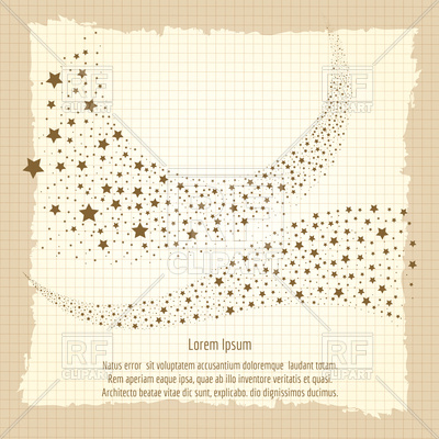 400x400 Christmas Star Trail On Vintage Notebook