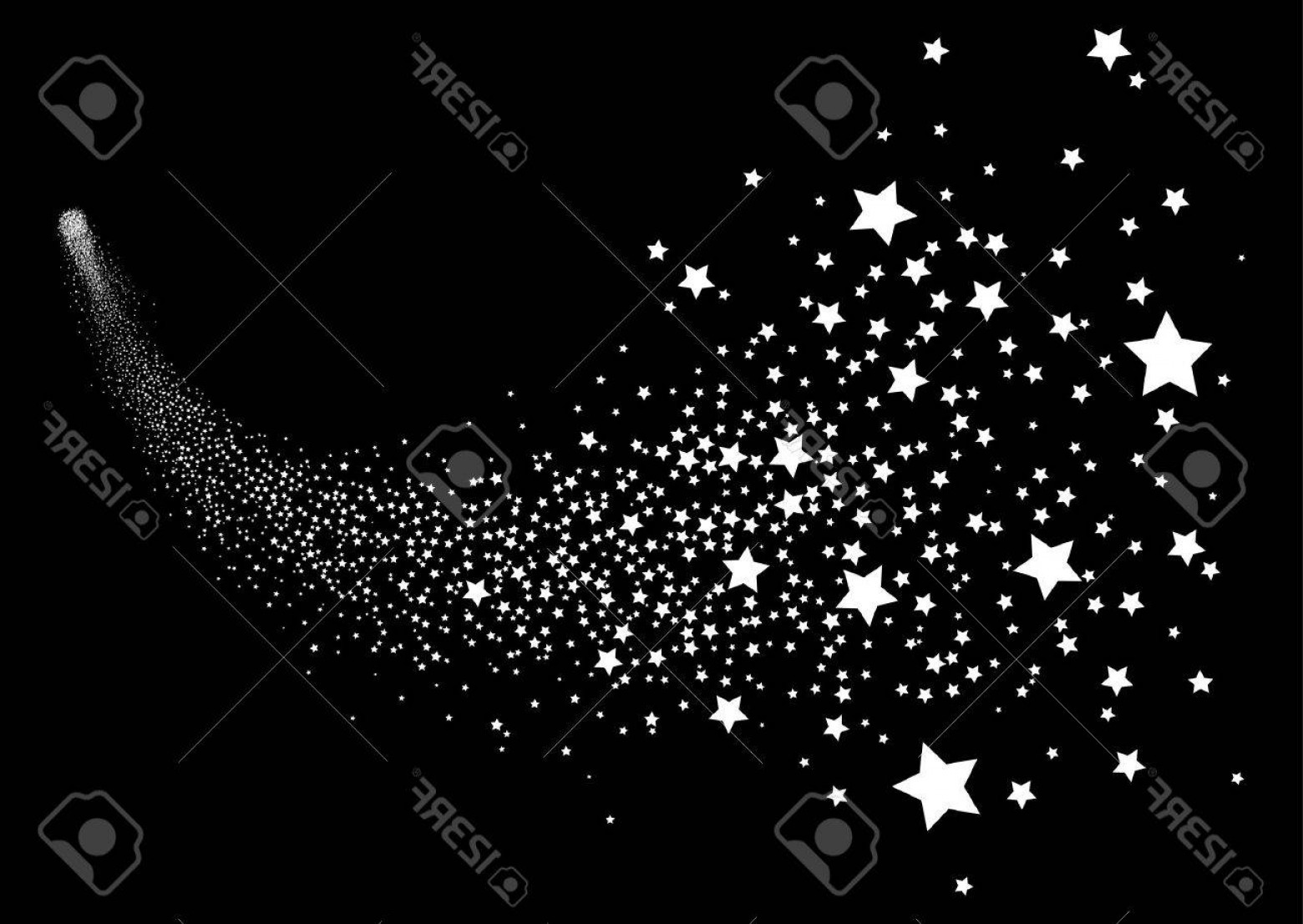 1560x1106 Photostock Vector Abstract Black And White Falling Star Vector