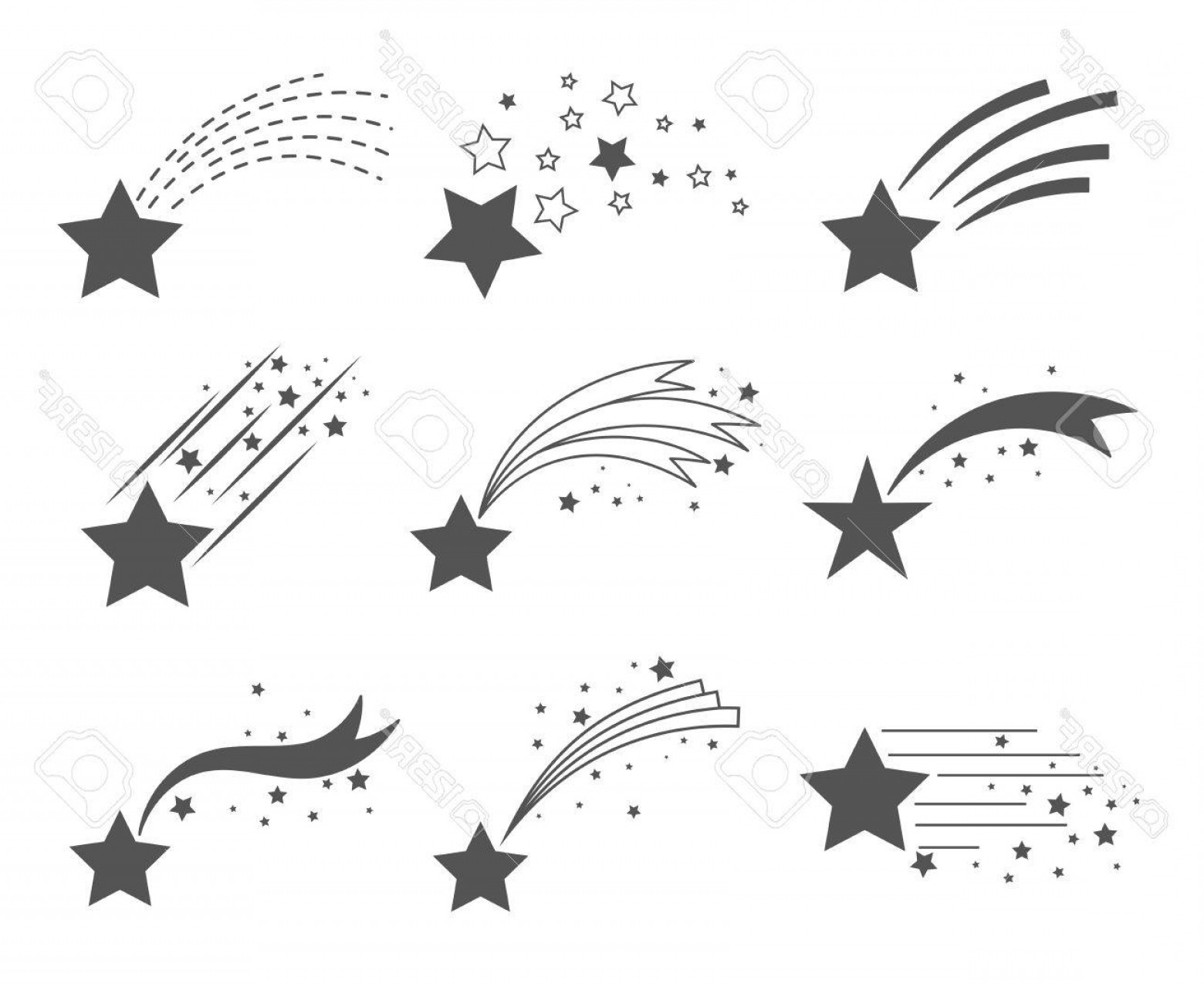 Star Trail Vector at GetDrawings | Free download