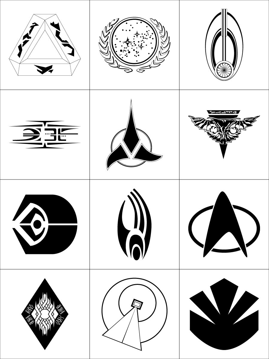 900x1200 Star Trek Symbols By Dridgett
