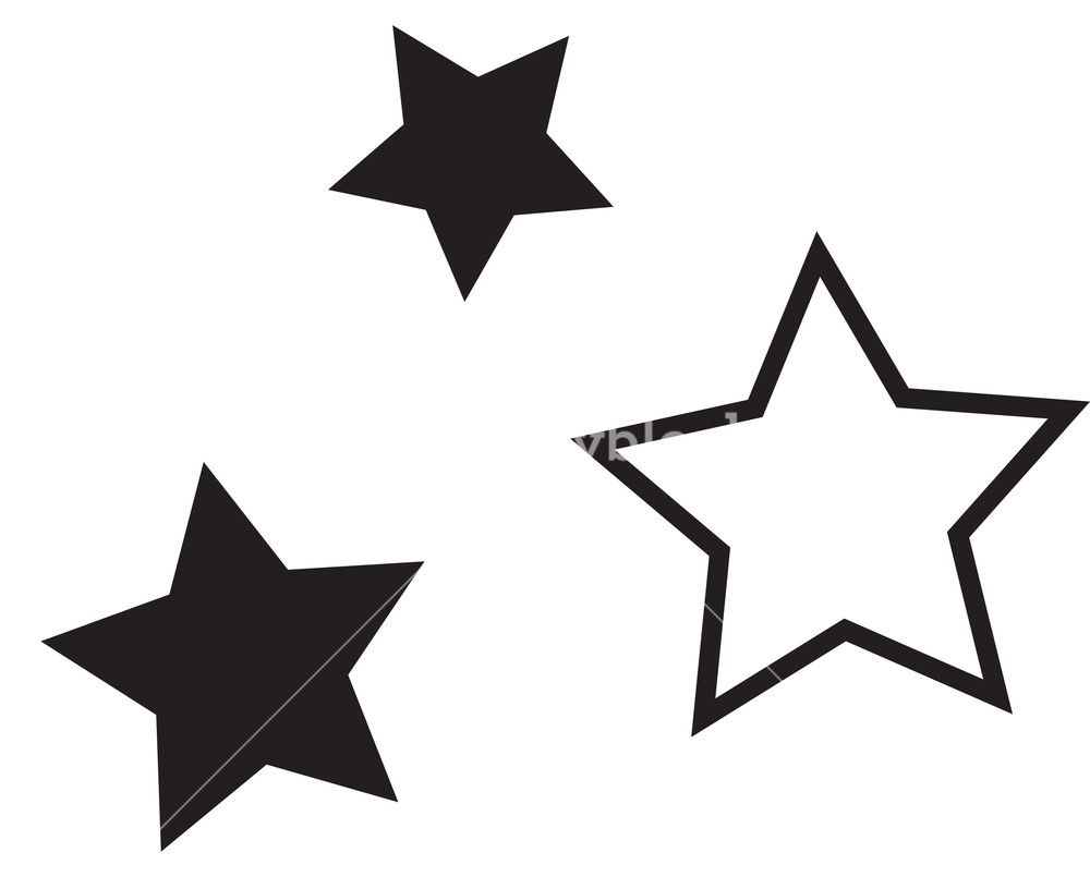 1000x816 Stars Vector Element Royalty Free Stock Image