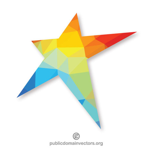 500x500 Color Star Vector Graphics Public Domain Vectors