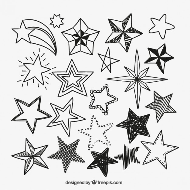 626x626 Drawn Star Vector Art
