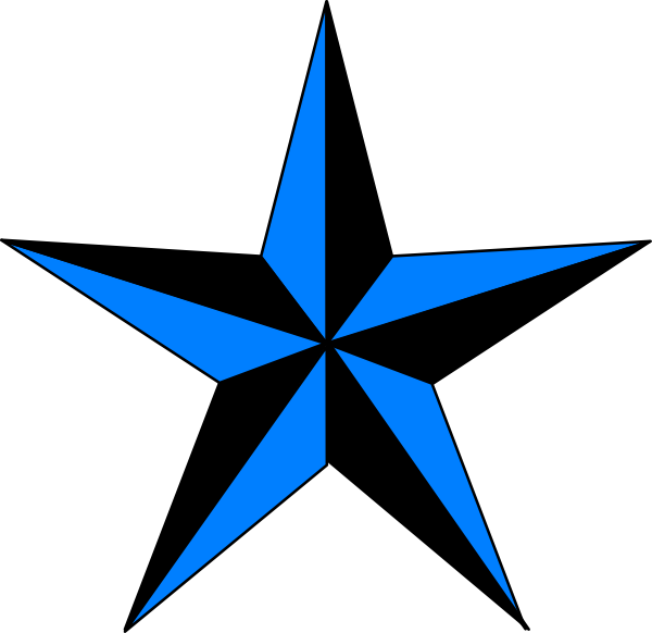 600x582 Navy Blue Star Vector Black And White