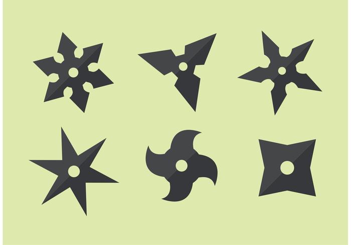 700x490 Ninja Stars Vectors