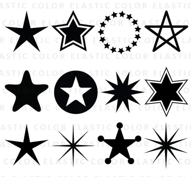642x597 Star Svg Star Clipart Collection Stars Vector Clip Art Etsy