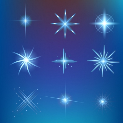 425x425 Shiny Light Effect Stars Vector Free Vectors Ui Download