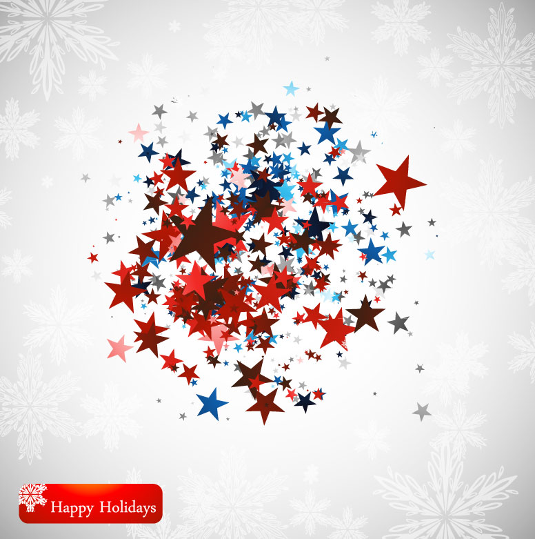 776x781 Colorful Stars Free Vector Graphic Download