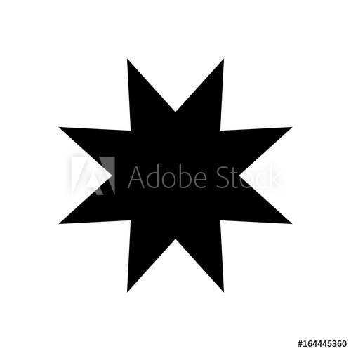 500x500 Eight Pointed Star