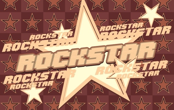 600x380 Rock Star Vector Graphic Free Vector In Coreldraw Cdr ( .cdr