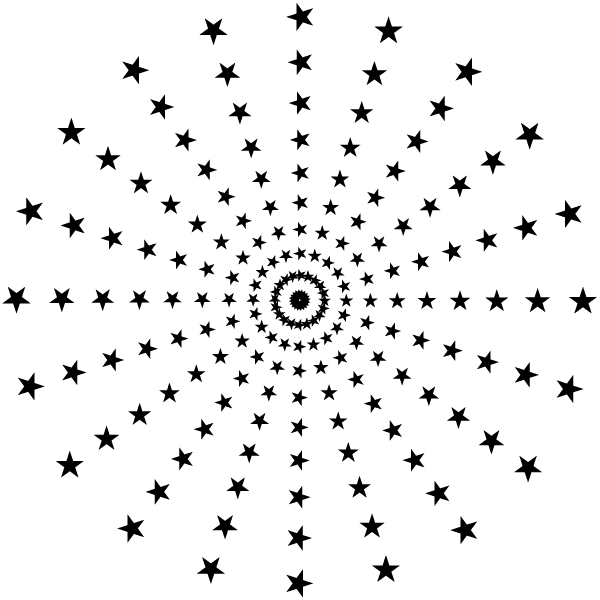 600x600 Vector Halftone Star Patterns Illustrator Star Vector Graphics