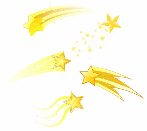 468x418 Shooting Stars Vectors Stock In Format For Free Download 1.67mb