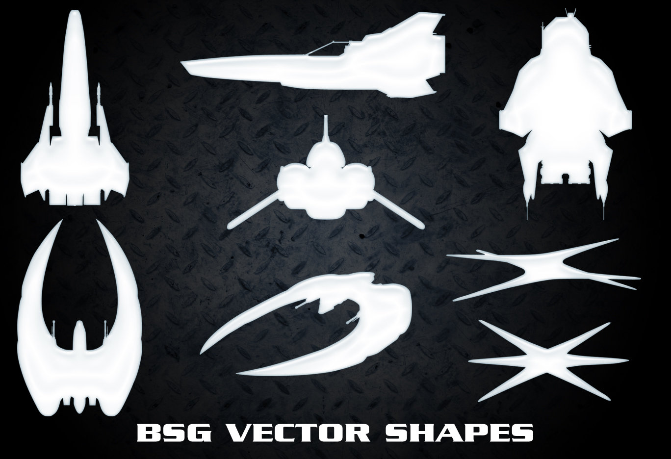 1368x936 Bsg Vector Ship Shapes By Retoucher07030