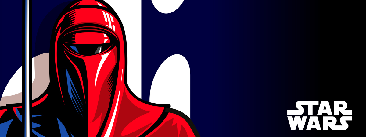 1200x451 Star Wars Vector Art On Behance