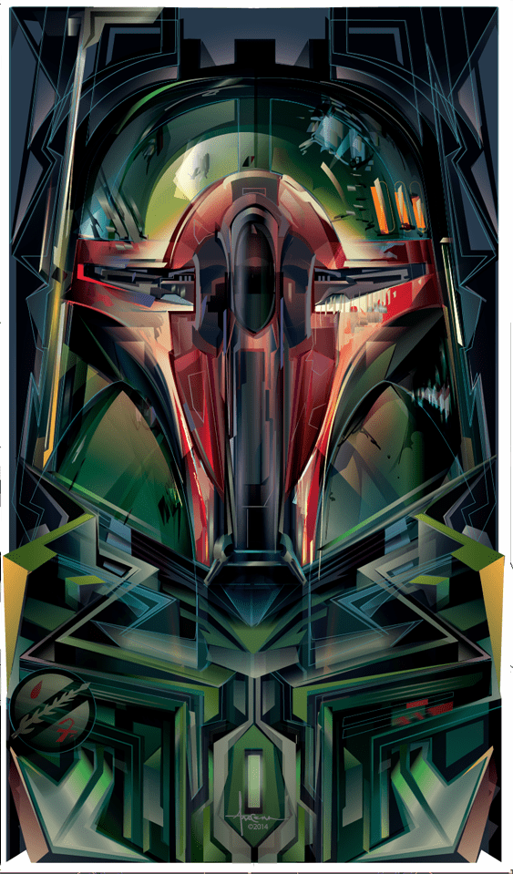 563x959 Star Wars Vector Art Print