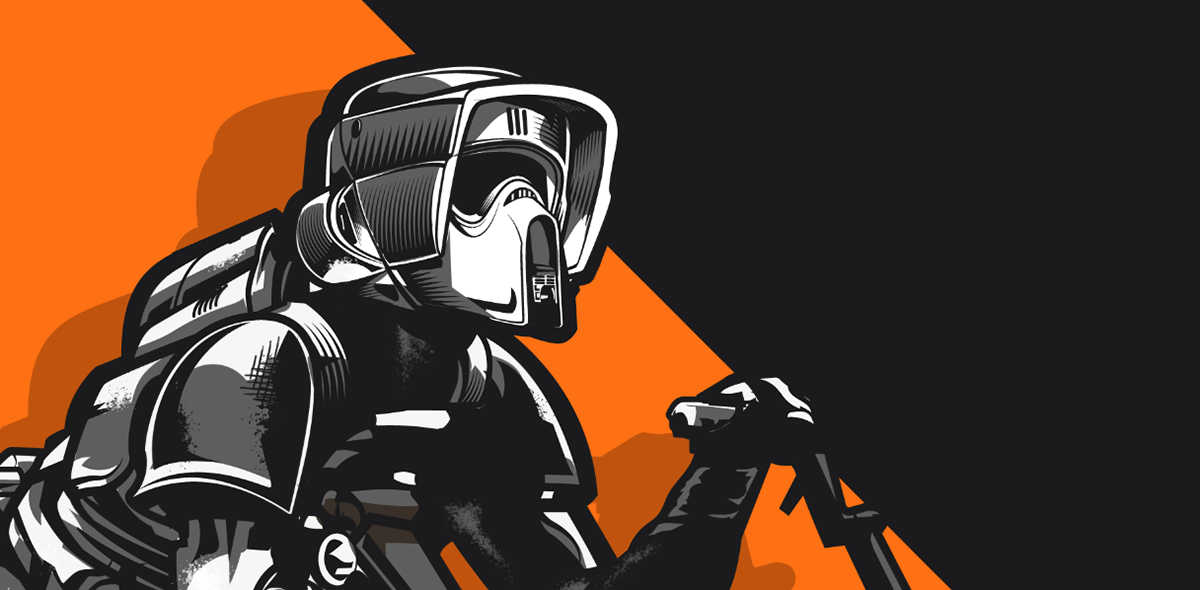 1200x590 Star Wars Vector Art On Behance