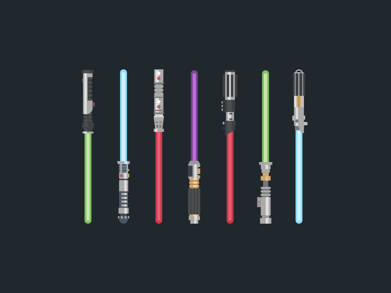 800x600 Star Wars Lightsabers Vector Free!! By Jacek Janiczak