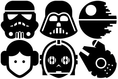 390x260 Darth Vader Clipart Foot