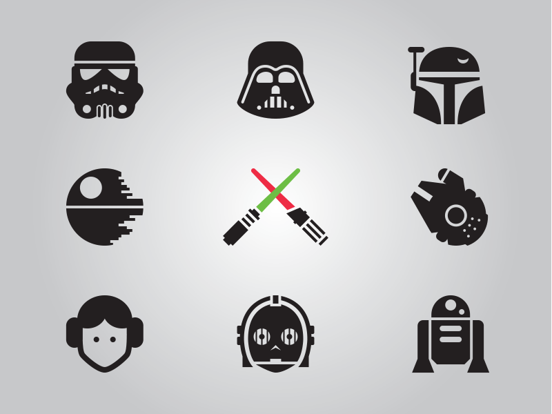 800x600 Star Wars Glyphs, Updated By Jory Raphael