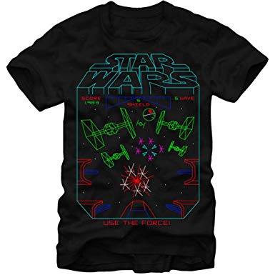 385x385 Star Wars Vector Arcade Game T Shirt Clothing
