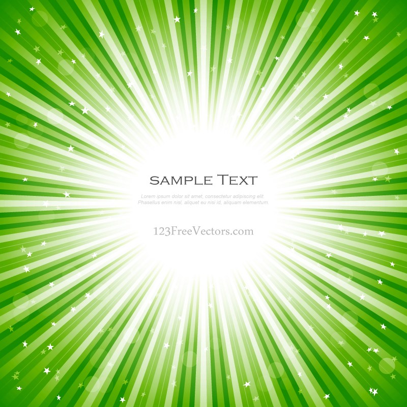 800x800 Abstract Green Starburst Background Vector 123freevectors