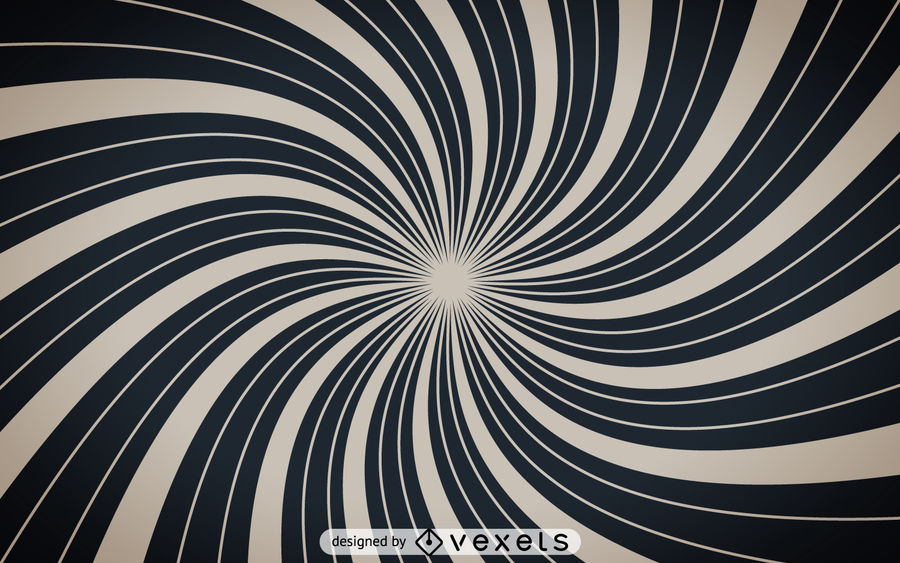 900x563 Retro Spiral Starburst Background
