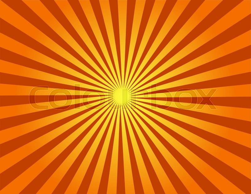 800x618 Vector Illustration Of An Abstract Sunrise. Know As Beams, Rays