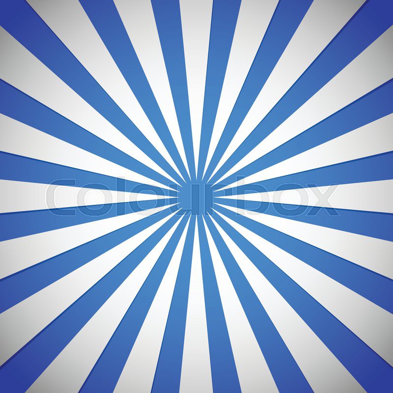800x800 Eps 10 Vector Illustration Of Blue Rays, Starburst, Sunburst