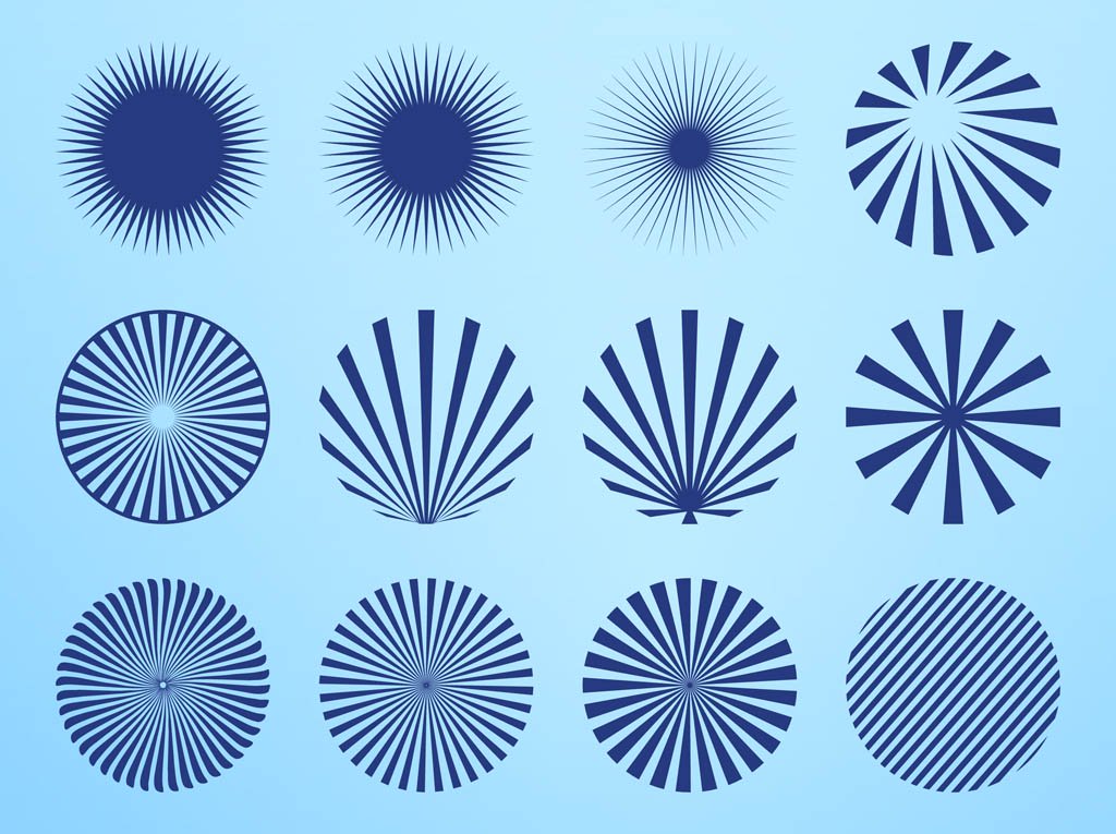 1024x765 Radial Starburst Patterns Vector Art Amp Graphics