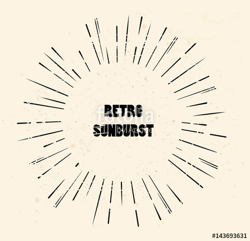500x481 Retro Starburst Vector Stock Image And Royalty Free Vector Files