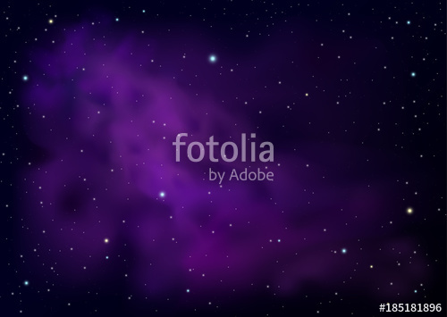 500x355 Star Field And Purple Cloud Stock Image And Royalty Free Vector