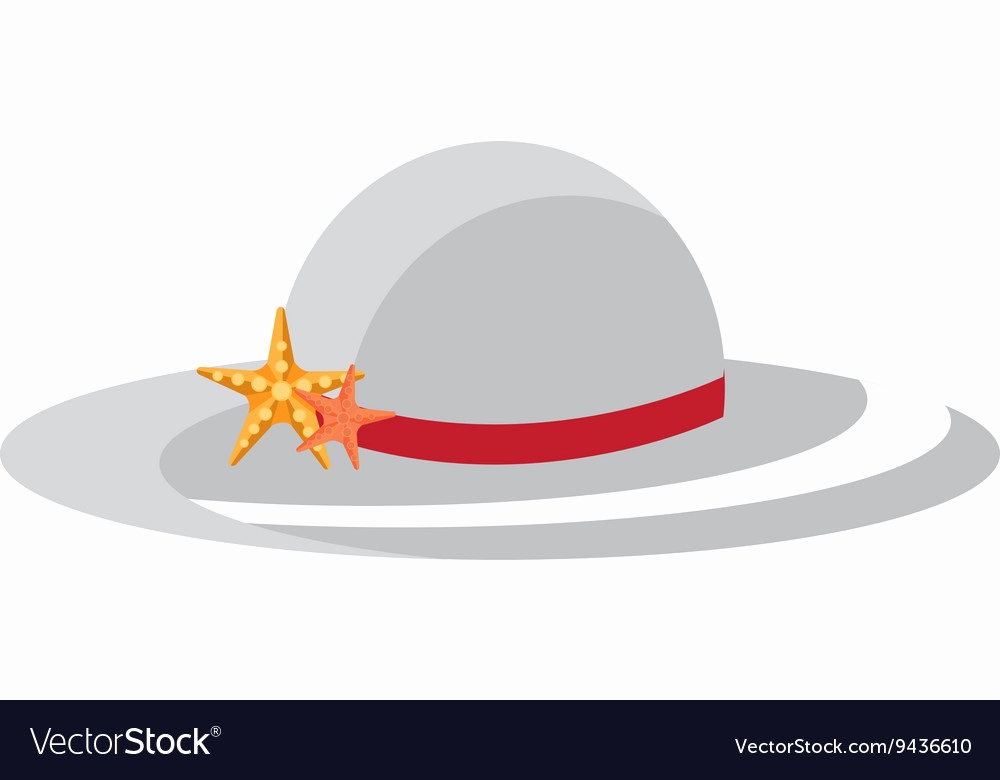 1000x780 Starfish Vector Free Beautiful Colorful Beach Hat And Starfish