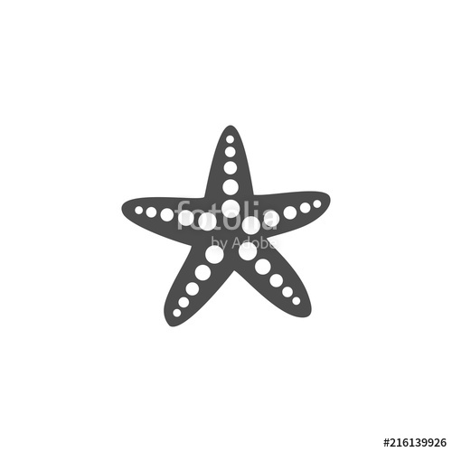 500x500 Starfish Vector Icon Stock Image And Royalty Free Vector Files On