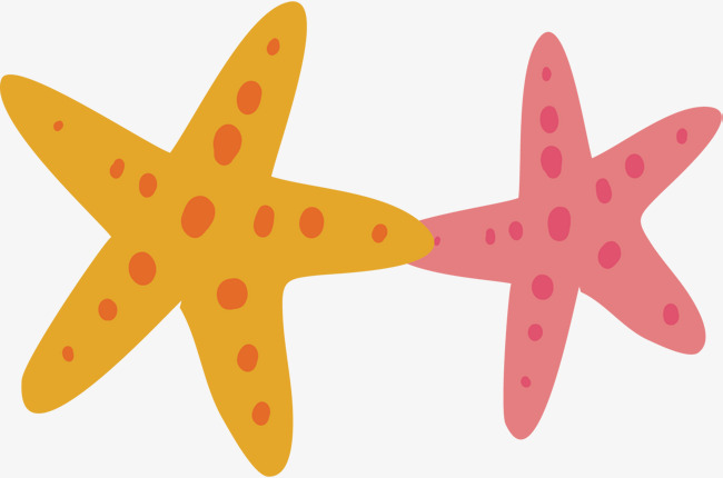 650x430 Color Starfish Vector, Color Vector, Starfish, Creative Png And