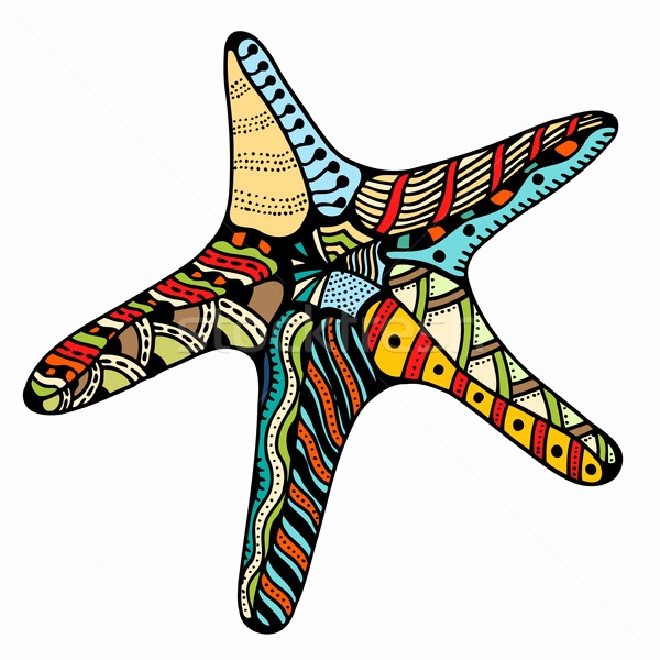600x600 Starfish Vector Free Elegant Starfish Stock Vectors Illustrations