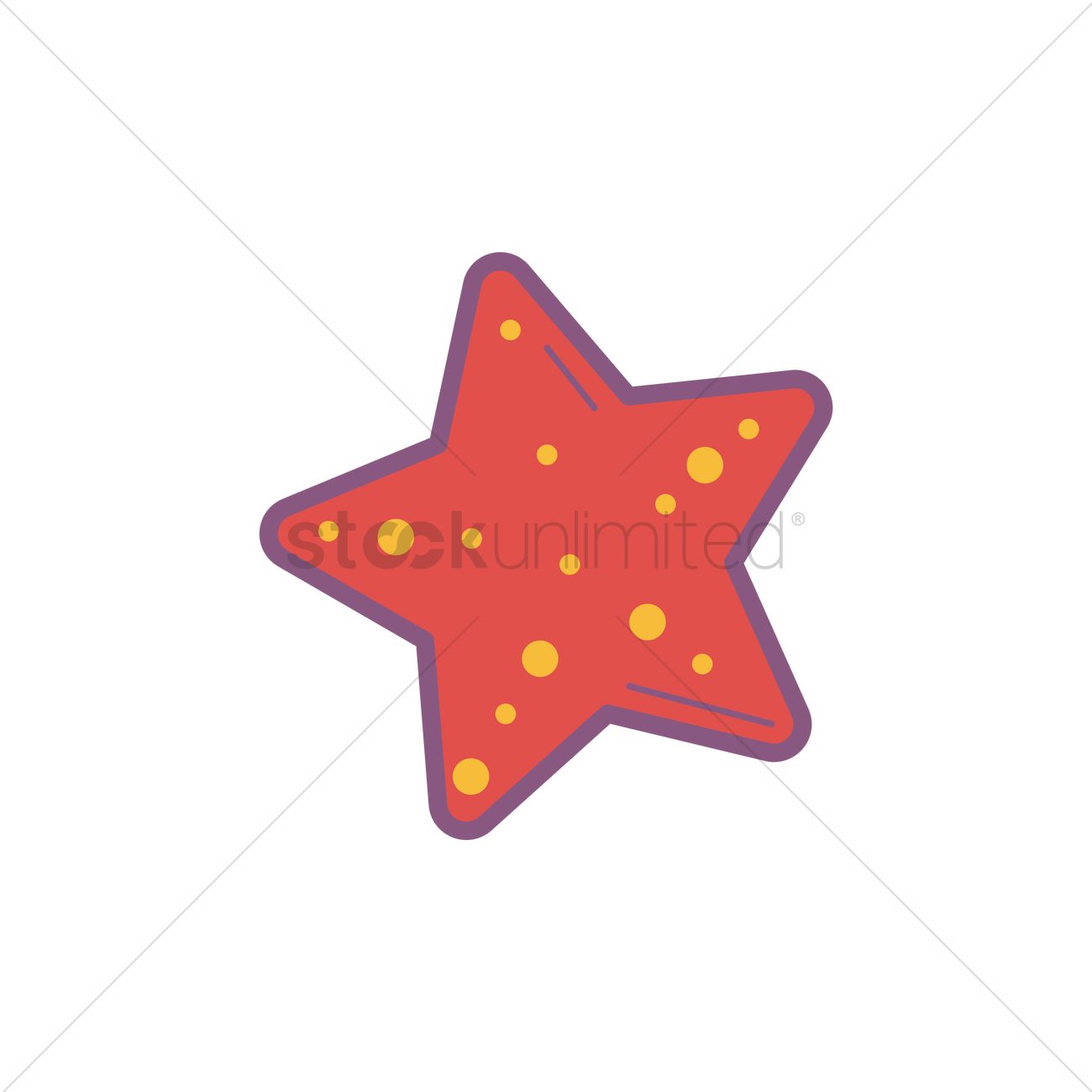 1300x1300 Free Starfish Vector Image