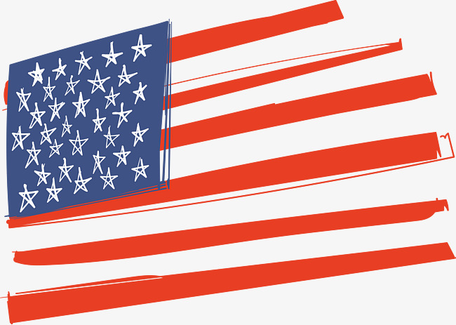 650x463 Red Brushes Stars And Stripes, Stripes Vector, Vector Png, Stars