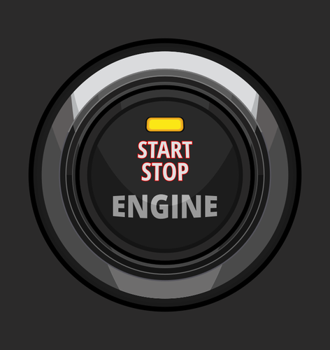 472x500 Engine Start Stop Button Vector Illustration Public Domain Vectors