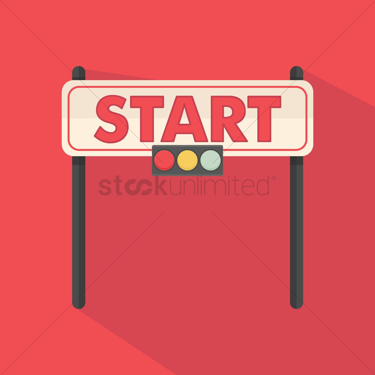 1300x1300 Start Line Banner Vector Image